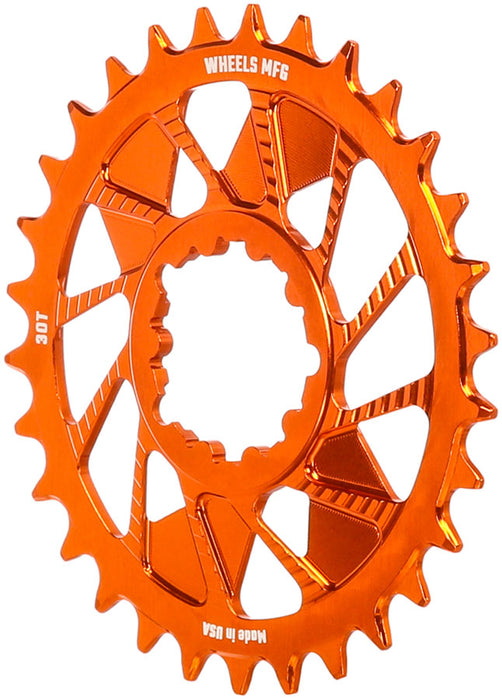 Wheels Mfg SRAM 3-Bolt DM Boost Chainring 30t, Orange