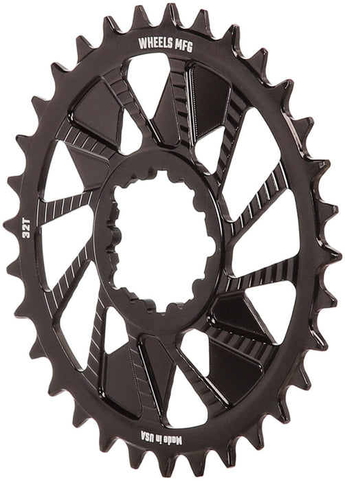 Wheels Mfg SRAM 3-Bolt DM Boost Chainring 32t, Black