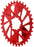 Wheels Mfg SRAM 3-Bolt DM Boost Chainring 34t, Red