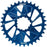 Wheels Manufacturing Direct Mount Chainring - 34t, SRAM 3-Bolt Direct Mount, 3mm Offset, T-Type Chain Compatible, Blue