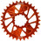 Wheels Manufacturing Direct Mount Chainring - 32t, SRAM 3-Bolt Direct Mount, 3mm Offset, Compatible with Hyperglide+ Chain, Orange
