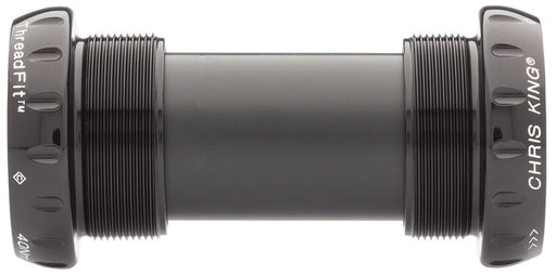 Chris King ThreadFit 24 Bottom Bracket with Fit Kit 6 - English, For SRAM/Truvativ GXP, Black