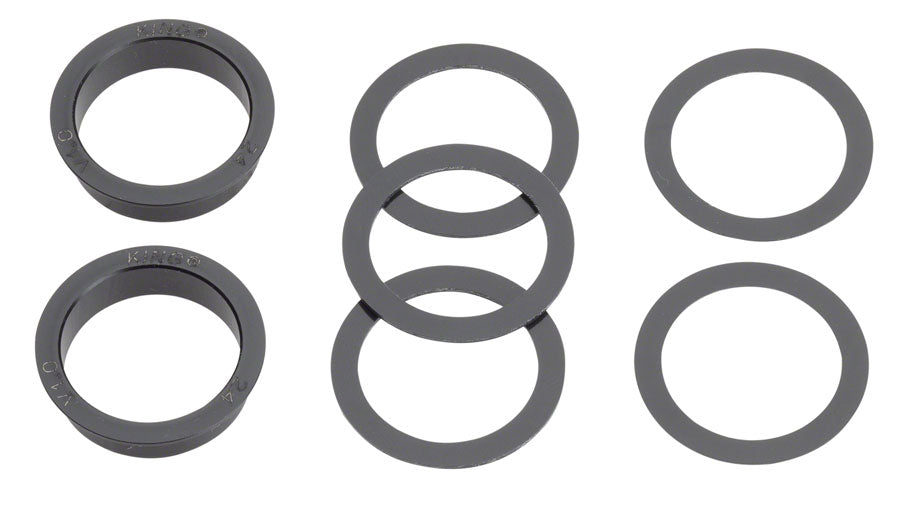 Chris King ThreadFit 24 Bottom Bracket with Fit Kit 4 - English, For Shimano Hollowtech II, Matte Turquoise