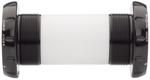 Chris King ThreadFit 30 Bottom Bracket with Fit Kit 2 - English, For DUB Road, Black