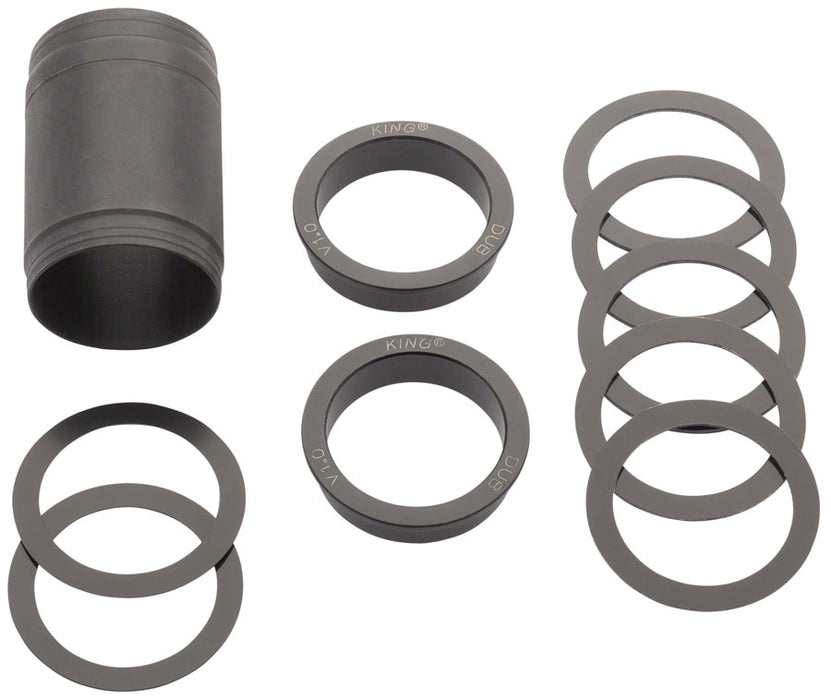 Chris King ThreadFit 30 Bottom Bracket with Fit Kit 2 - English, For DUB Road, Matte Jet