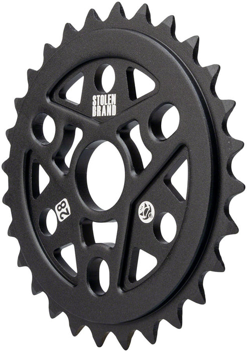 Stolen Sumo III Sprocket - 28t,  6.0mm Thickness, Aluminum, Black