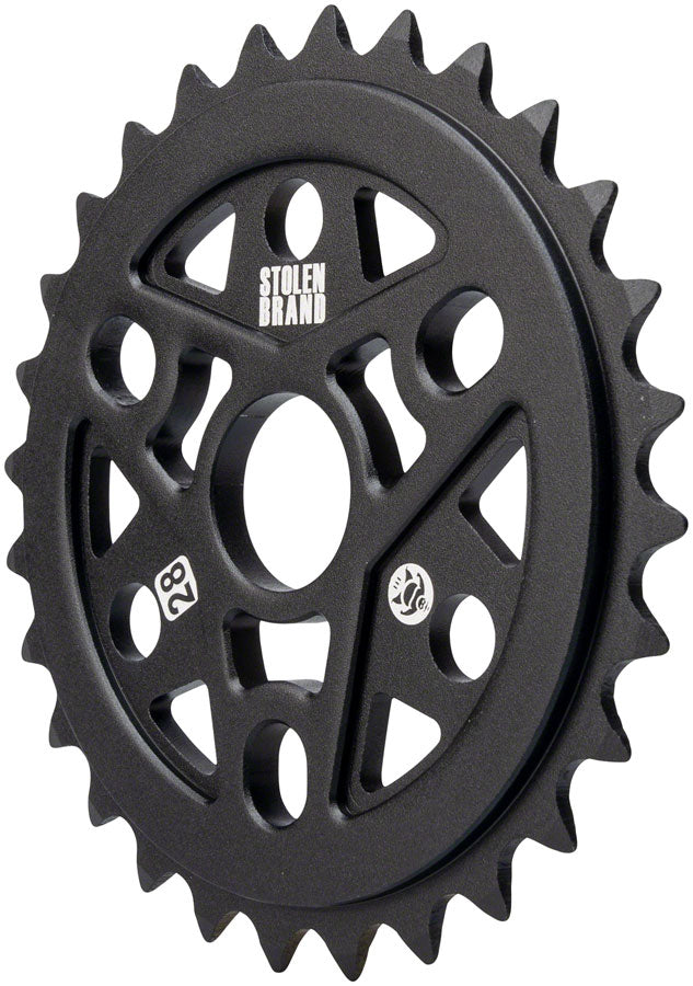 Stolen Sumo III Sprocket - 28t,  6.0mm Thickness, Aluminum, Black