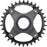 Shimano STEPS SM-CRE80-12-B Chainring - 34T Without Chainguard, 55mm Chainline, Black