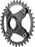 Shimano STEPS SM-CRE80-B Chainring - 34T Without Chainguard, 55mm Chainline, Black