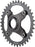 Shimano STEPS SM-CRE80-B Chainring - 38T Without Chainguard, 55mm Chainline, Black