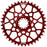 Wheels Manufacturing Gravel Direct Mount Chainring - 40t, SRAM 8-Bolt Direct Mount, 6.5mm Inboard Offset, T-Type Chain Compatible, Red