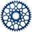 Wheels Manufacturing Gravel Direct Mount Chainring - 40t, SRAM 8-Bolt Direct Mount, 6.5mm Inboard Offset,T-Type Chain Compatible, Blue