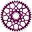 Wheels Manufacturing Gravel Direct Mount Chainring - 40t, SRAM 8-Bolt Direct Mount, 6.5mm Inboard Offset, T-Type Chain Compatible, Purple