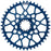 Wheels Manufacturing Gravel Direct Mount Chainring - 42t, SRAM 8-Bolt Direct Mount, 6.5mm Inboard Offset, T-Type Chain Compatible, Blue