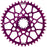 Wheels Manufacturing Gravel Direct Mount Chainring - 42t, SRAM 8-Bolt Direct Mount, 6.5mm Inboard Offset, T-Type Chain Compatible, Purple