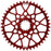 Wheels Manufacturing Gravel Direct Mount Chainring - 44t, SRAM 8-Bolt Direct Mount, 6.5mm Inboard Offset, T-Type Chain Compatible, Red