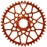 Wheels Manufacturing Gravel Direct Mount Chainring - 46t, SRAM 8-Bolt Direct Mount, 6.5mm Inboard Offset, T-Type Chain Compatible, Orange