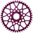 Wheels Manufacturing Gravel Direct Mount Chainring - 46t, SRAM 8-Bolt Direct Mount, 6.5mm Inboard Offset, T-Type Chain Compatible, Purple
