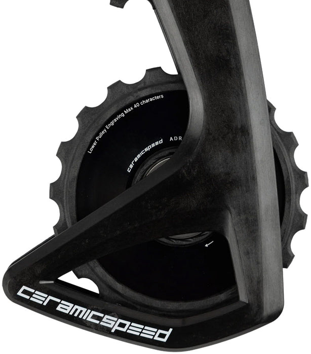 CeramicSpeed OSPW RS ALPHA, Shimano 7150, Black