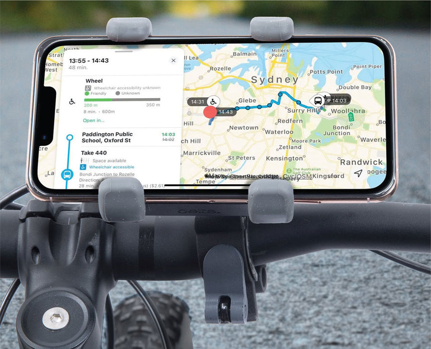 Delta Omni Mount Phone Holder, Black/Gray