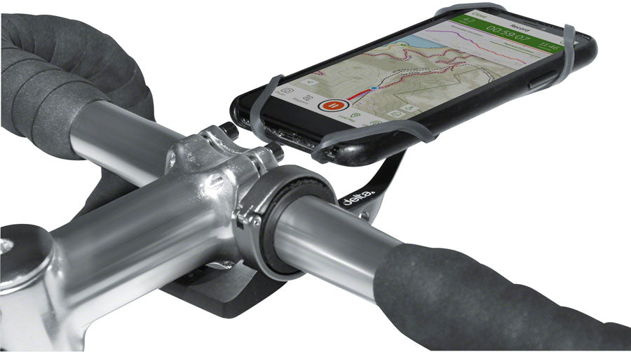 Delta X Mount Bar Pro Phone Mount - Black/Gray