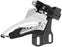 Shimano CUES FD-U6000-E Front Derailleur - 10/11-Speed, Double, Side Swing, E-Type Mount (W/O BB Bracket Plate), 36/40t Max, Black/Silver