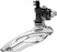 microSHIFT R538 Front Derailleur - 8-Speed, Triple for 52/42/30t, Braze On, Shimano Compatible, Black