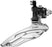 microSHIFT R539 Front Derailleur - 9-Speed, Triple for 52/42/30t, Braze On, Shimano Compatible, Black