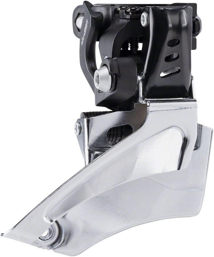 microSHIFT MarvoLT Trekking Front Derailleur - 8-Speed Double, 48t Max, Mid-Mount Band Clamp, Shimano Compatible