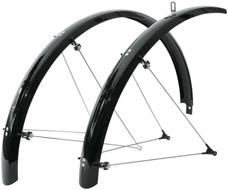 SKS Commuter II B53 Fender Set, F/R Black