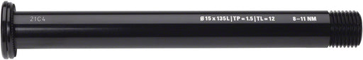 WHISKY No.9 Thru Bolt - 15mm, 135mm, P1.5, TL12, Black