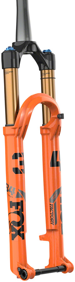 FOX 34 Step-Cast Factory Suspension Fork - 29", 120 mm, 15 x 110 mm, 44 mm Offset, Shiny Orange, FIT4, 3-Position