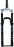 Manitou R8 Pro Suspension Fork - 29", 120 mm, 15 x 110 mm, 44mm Offset, Remote Lockout, Black/Silver
