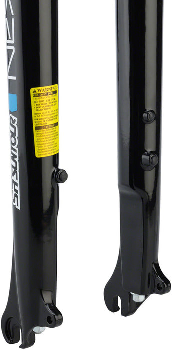 SR Suntour NEX Suspension Fork - 700c, 1-1/8" Threadless Steerer, 50mm, Rim, Black