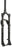 Manitou Markhor Suspension Fork - 29", 100 mm, 15 x 110 mm, 51 mm Offset, Matte Black