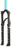 Manitou Markhor Straight QR-D 29" Fork, 100mm - Black