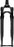 RockShox Rudy XL Ult Fork 12x100, Taper, 45OS, 60mm, Black