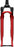 RockShox RUDY XL Ultimate Race Day 2 Suspension Fork - 700c, 60 mm, 12 x 100 mm, 45 mm Offset, Electric Red, A1