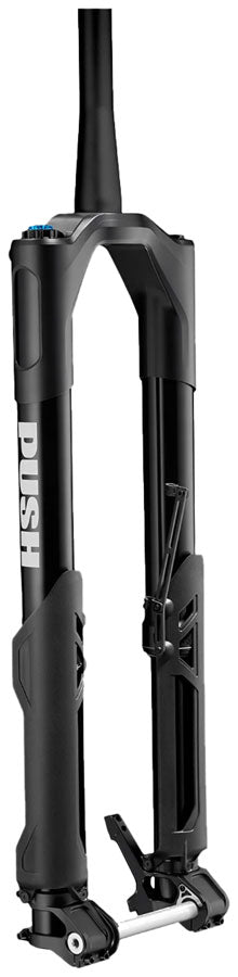 PUSH Industries Nine One V2 Inverted Coil Suspension Fork - 29", 170 mm, 15 x 110mm, 44mm Offset, 40 lb. Spring, Graphite Black