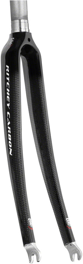 Ritchey Comp Carbon Road Fork: 700c QR 1 Aluminum Steerer Black