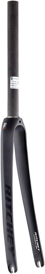 Ritchey WCS Carbon Road Fork - 1-1/8", 46mm Rake, 2020 Model, Matte Carbon