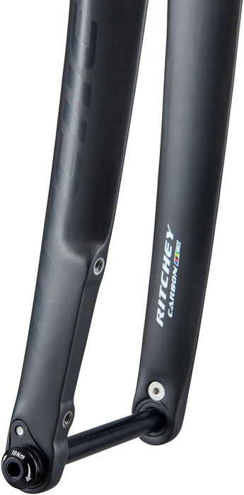 Ritchey WCS Cross Fork, Carbn, Tapered, Flat Mount Disc,12mmTA