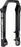 RockShox Lower Leg - ZEB Ultimate A1+ /Zeb Flight Attendant A2+ (2023+), 27.5", 15 x 110 mm, Gloss Black