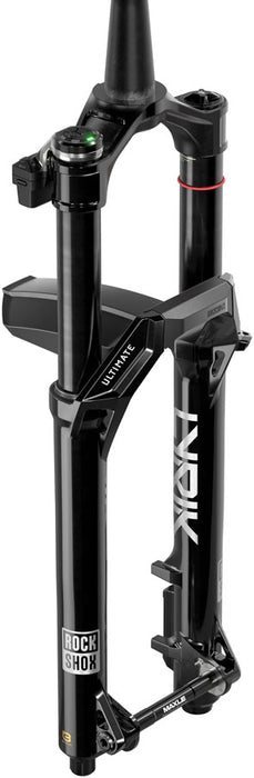 RockShox Lyrik Ultimate Flight Attendant Charger 3.2 Suspension Fork - 29", 160mm, 15x110mm, 44mm Offset, Linear XL, Gloss Black, E1