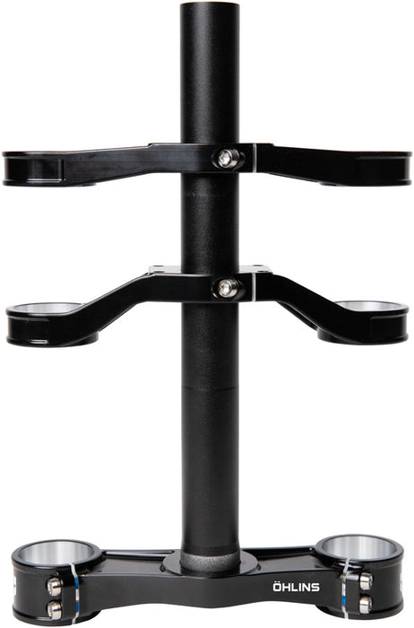 Ohlins DH38 Suspension Fork Crownset - 46mm Offset, Flat and Riser Upper Crowns, Includes Fork Bumpers
