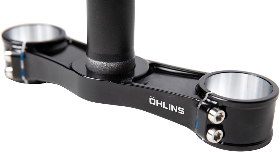 Ohlins DH38 Suspension Fork Crownset - 46mm Offset, Flat and Riser Upper Crowns, Includes Fork Bumpers