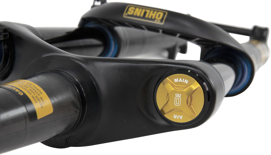 Ohlins RXC34 m.1 Suspension Fork - 29", 120mm, 15mm x 110mm, 44mm Offset, Remote Actuated OTX14 Damper, Carbon Unicrown, Air Spring, Black