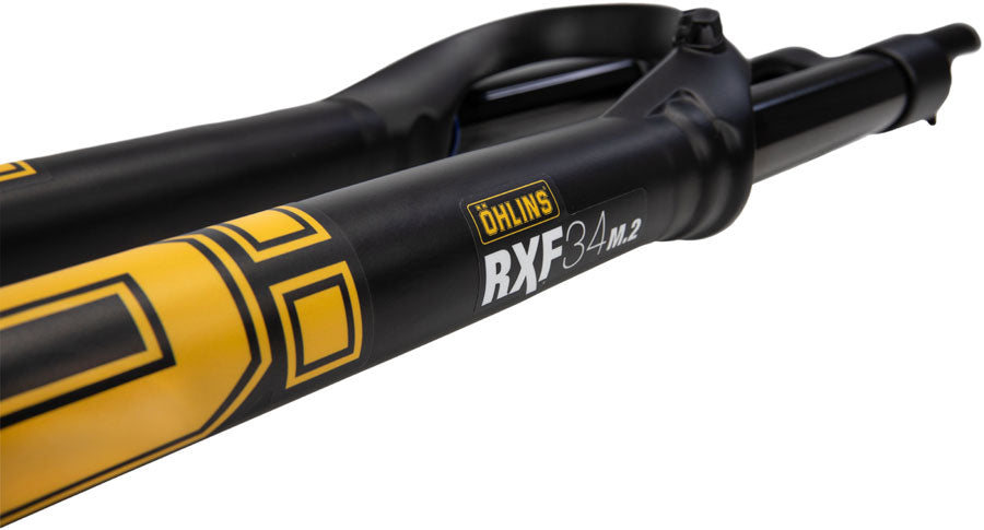 Ohlins RXF34 m.2 Suspension Fork - 29", 130mm, 15mm x 110mm, 44mm Offset, OTX18 Damper, Air Spring, Black