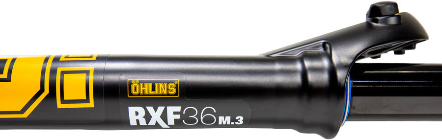 Ohlins RXF36 m.3 Suspension Fork - 29", 140mm, 15mm x 110mm, 44mm Offset, TTX18 Damper, Dual Adjust Air Spring, Gloss Black