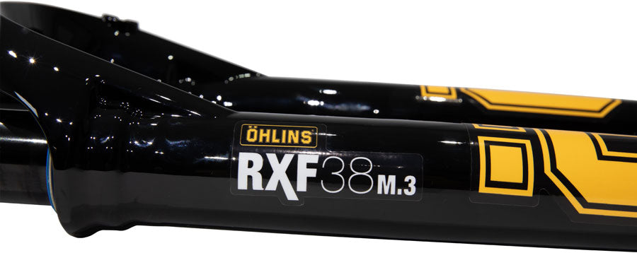 Ohlins RXF38 m.3 Suspension Fork - 29", 160mm, 15mm x 110mm, 44mm Offset, TTX18 Damper, Dual Adjust Air Spring, Gloss Black